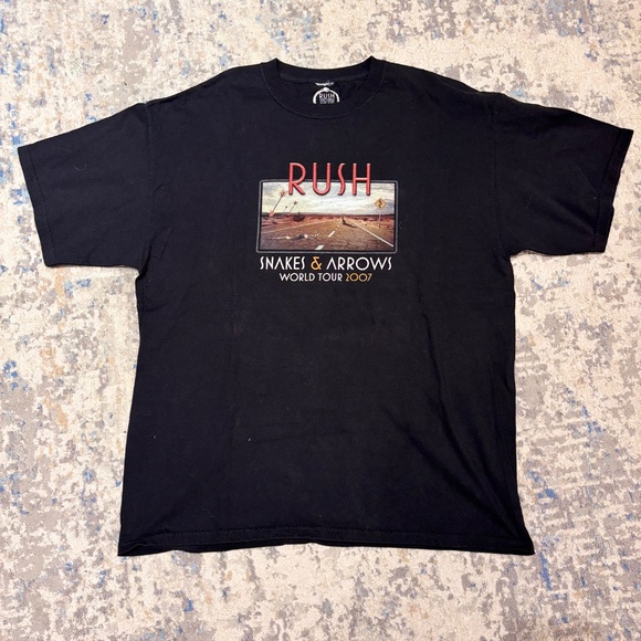 Rush 2007 Tour Double sided Graphic tee - Picture 1 of 3
